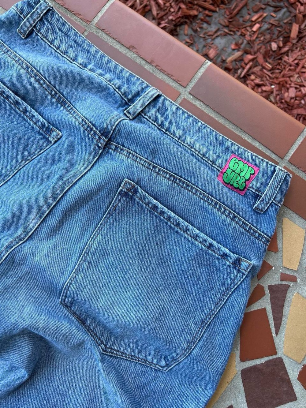 Empyre Women's Blue Wide-Leg Denim Jeans - Picture 8 of 8